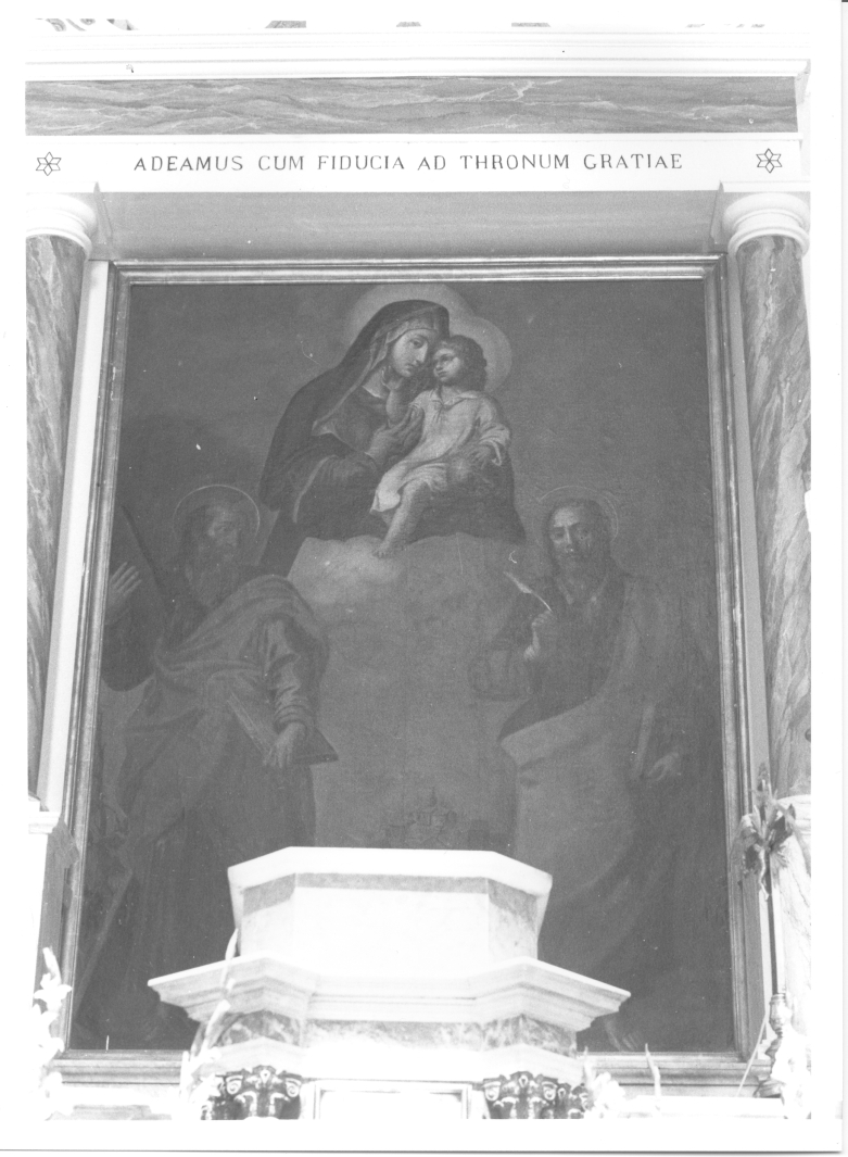Madonna di Costantinopoli e Santi (dipinto) - ambito campano (sec. XIX)