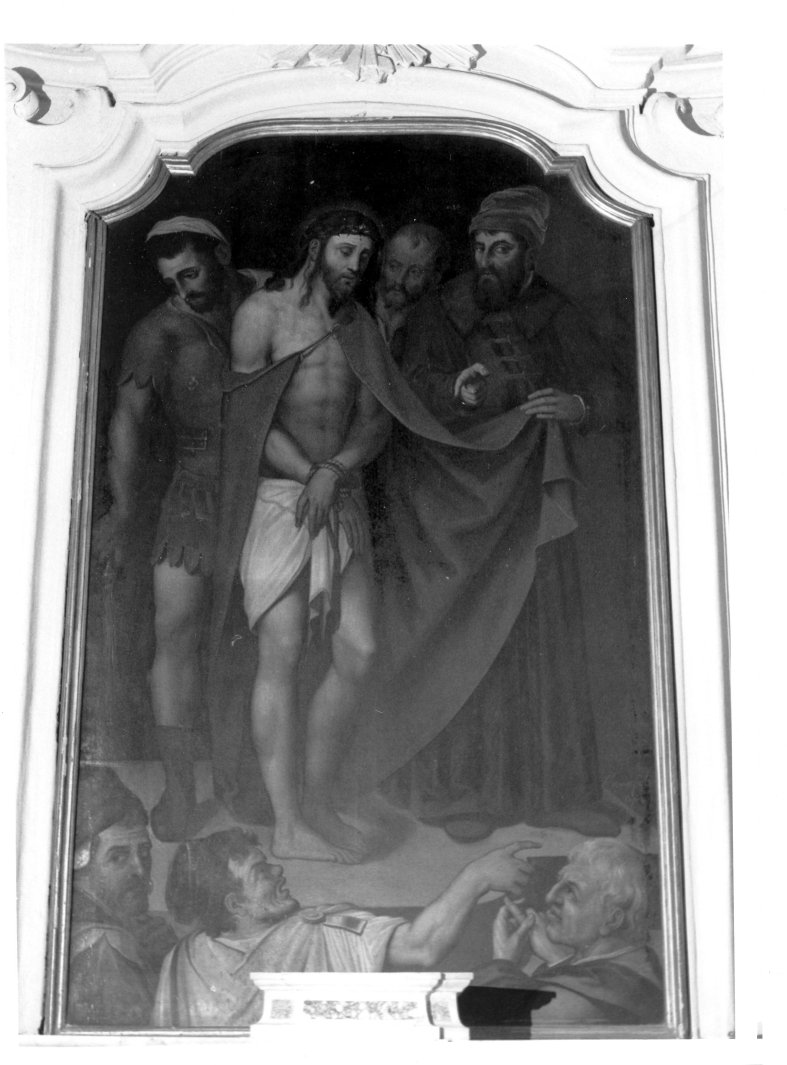 Cristo davanti a Pilato (dipinto) di Capone Gaetano (sec. XIX)
