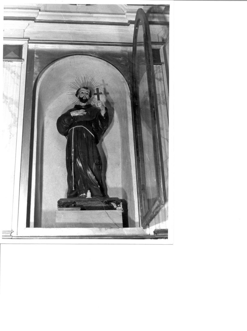 San Francesco d'Assisi (statua) - bottega campana (sec. XVIII)