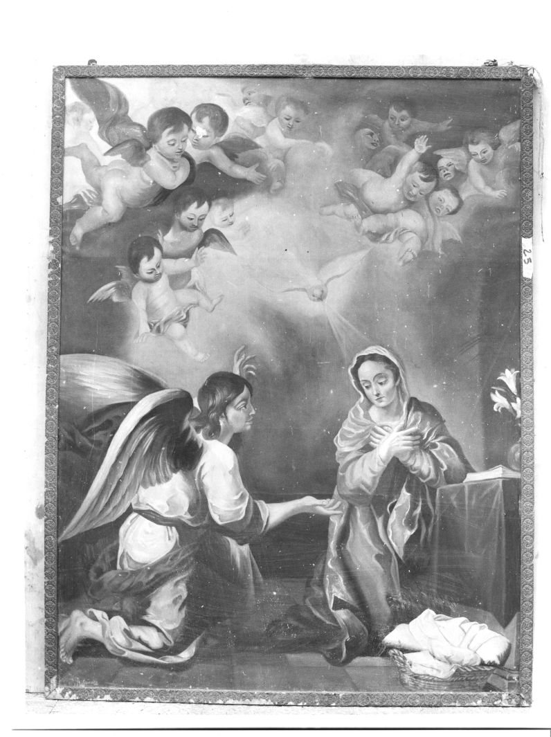 Annunciazione (dipinto, opera isolata) di Russoniello (prima metà sec. XX)