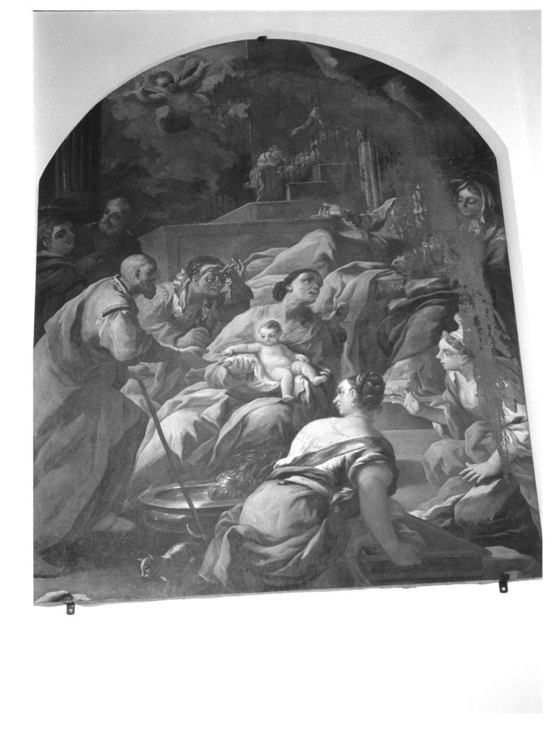 nascita di Maria Vergine (dipinto, opera isolata) - ambito irpino (seconda metà sec. XVIII)