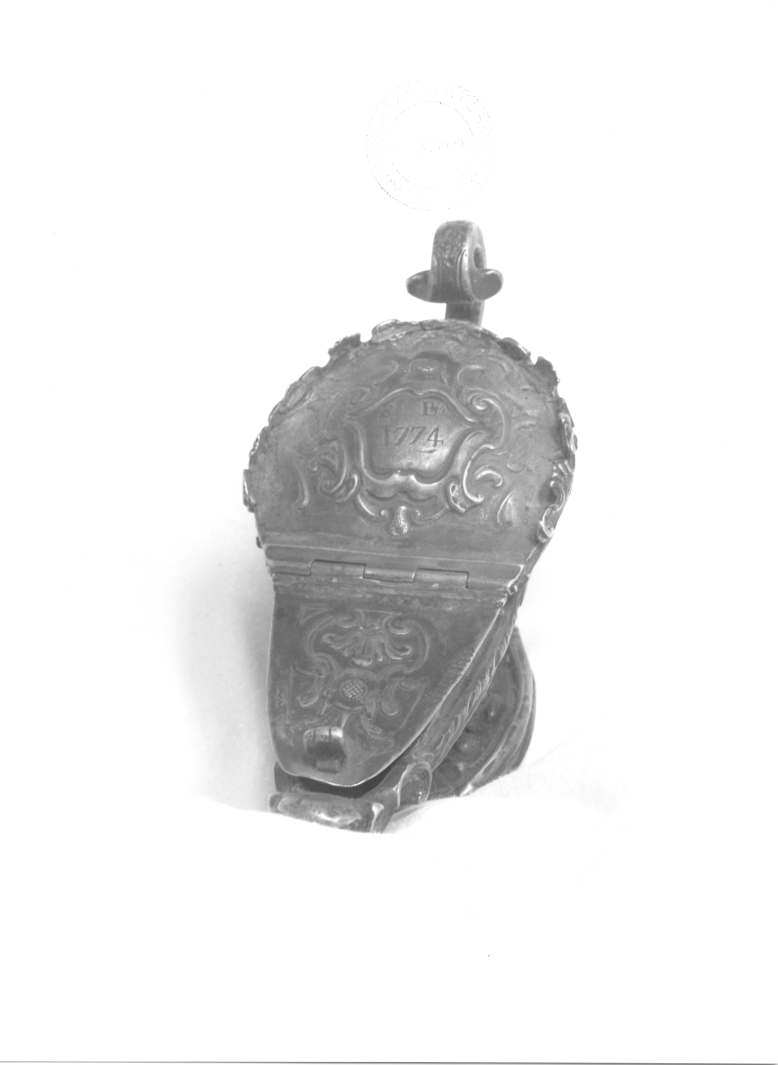 navicella portaincenso - bottega napoletana (sec. XVIII)