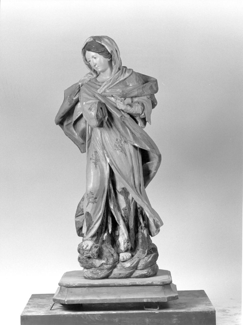 Madonna Immacolata (statua, opera isolata) - bottega campana (sec. XVIII)