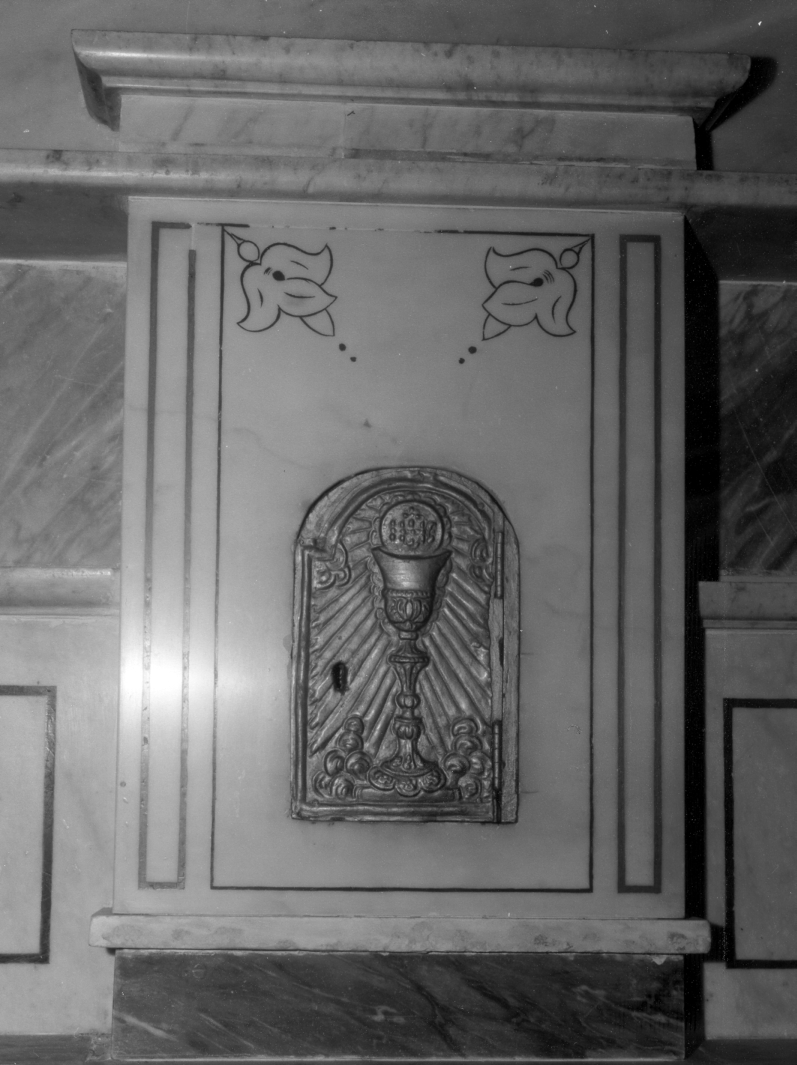 tabernacolo, elemento d'insieme di Nicoletti O. di Sapri (sec. XX)