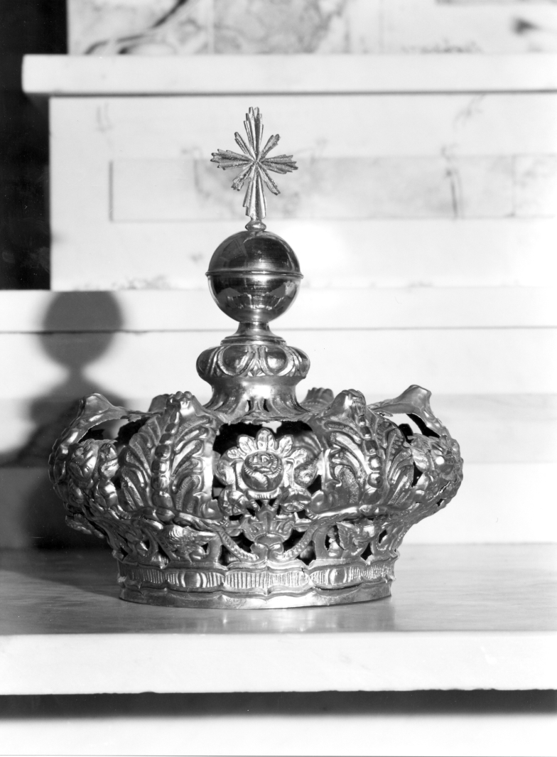 corona da statua - bottega napoletana (fine sec. XIX)