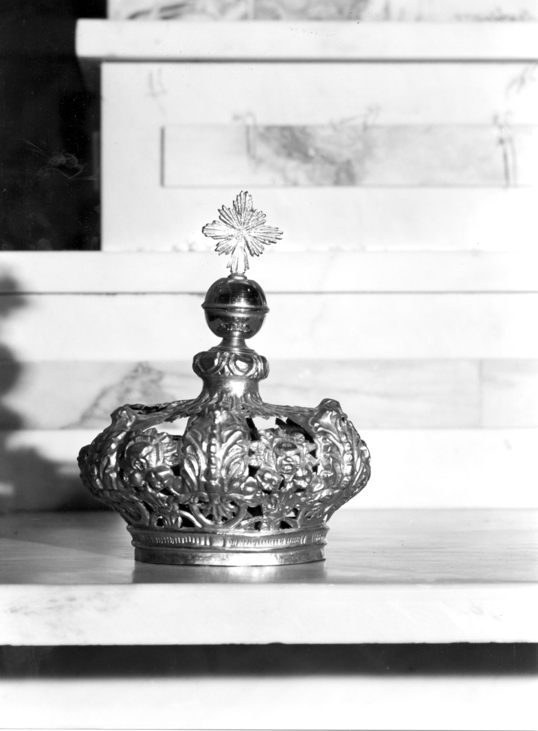 corona da statua - bottega napoletana (fine sec. XIX)
