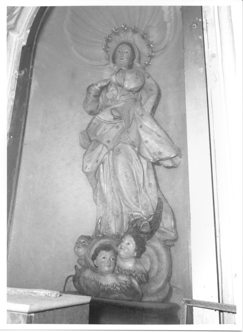 Madonna Immacolata (scultura) - bottega campana (metà sec. XVIII)