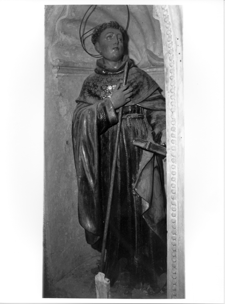 San Ludovico da Tolosa (statua) - bottega campana (metà sec. XVII)