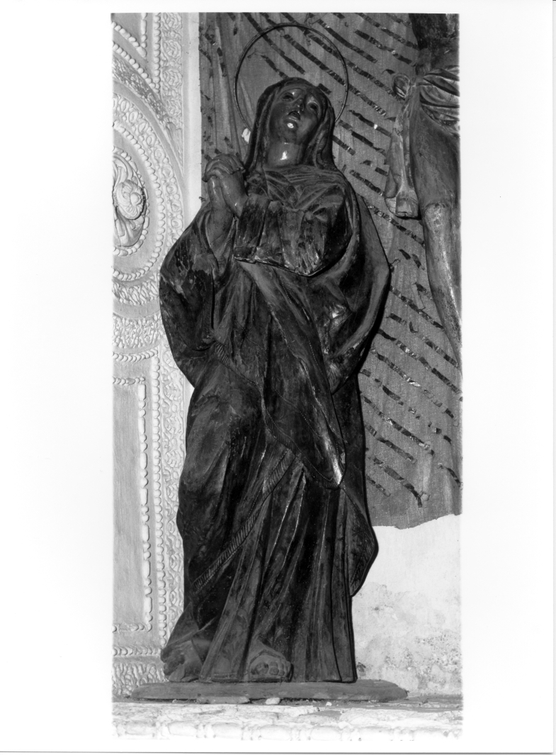 Madonna Addolorata (scultura) - bottega campana (metà sec. XVII)