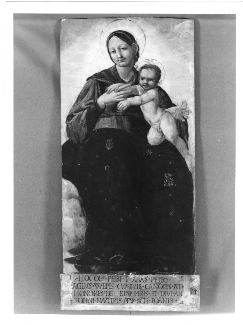 Madonna con Bambino (dipinto) di Maestro di Gesualdo (attribuito) (primo quarto sec. XVI)