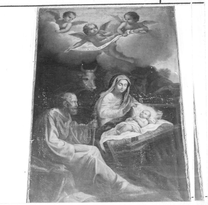 natività di Gesù (dipinto, opera isolata) - ambito campano (sec. XVIII)