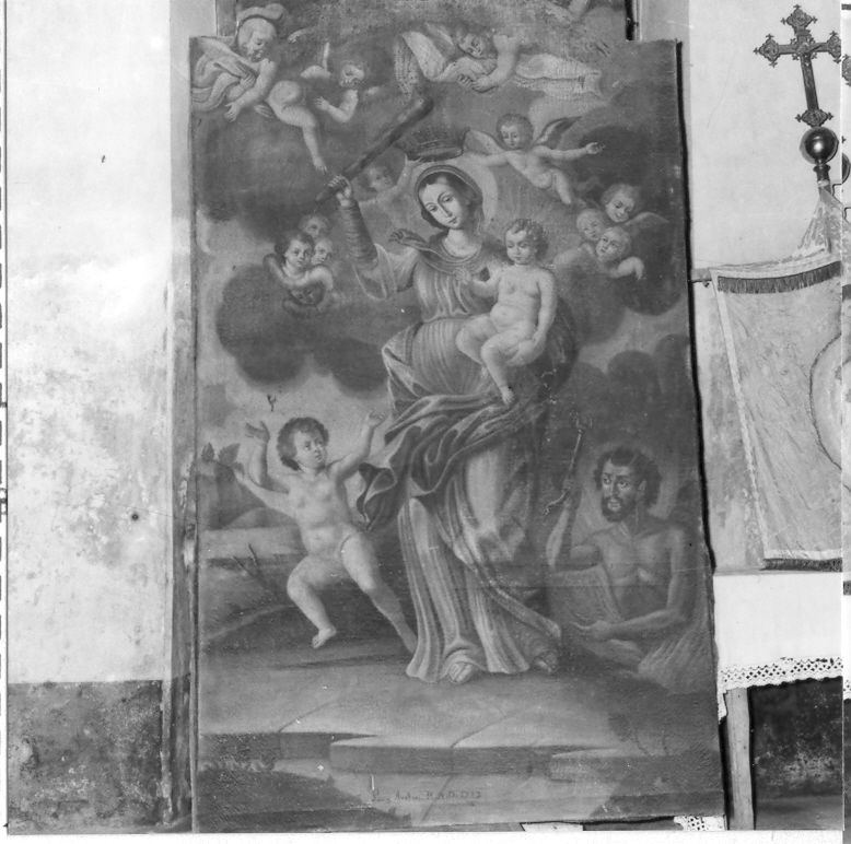 Madonna del Soccorso (dipinto, opera isolata) di Avallone Pietro (sec. XVIII)