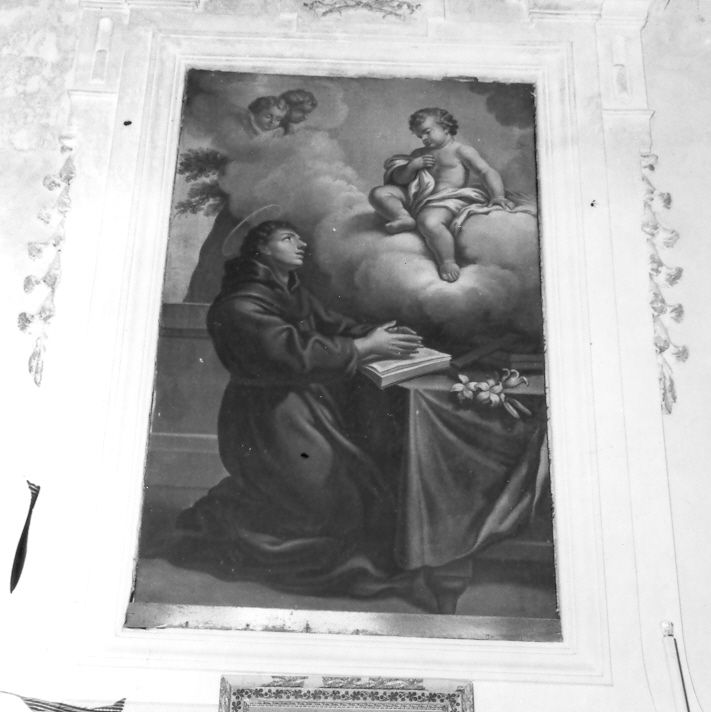 Sant'Antonio da Padova (dipinto, opera isolata) - ambito campano (sec. XIX)
