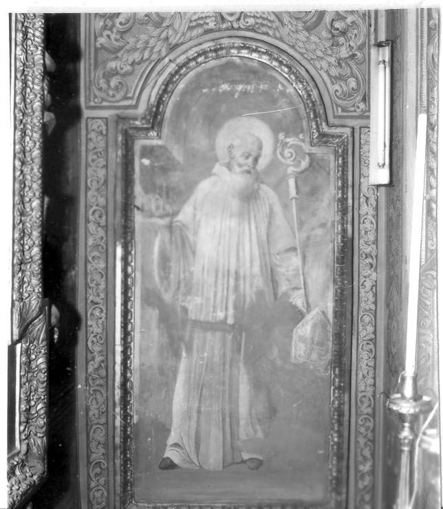Santo vescovo (dipinto, ciclo) di Solimena Angelo (attribuito) (seconda metà sec. XVII)