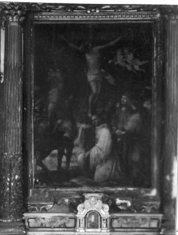 crocifissione di Cristo (dipinto) di Solimena Angelo (attribuito) (seconda metà sec. XVII)