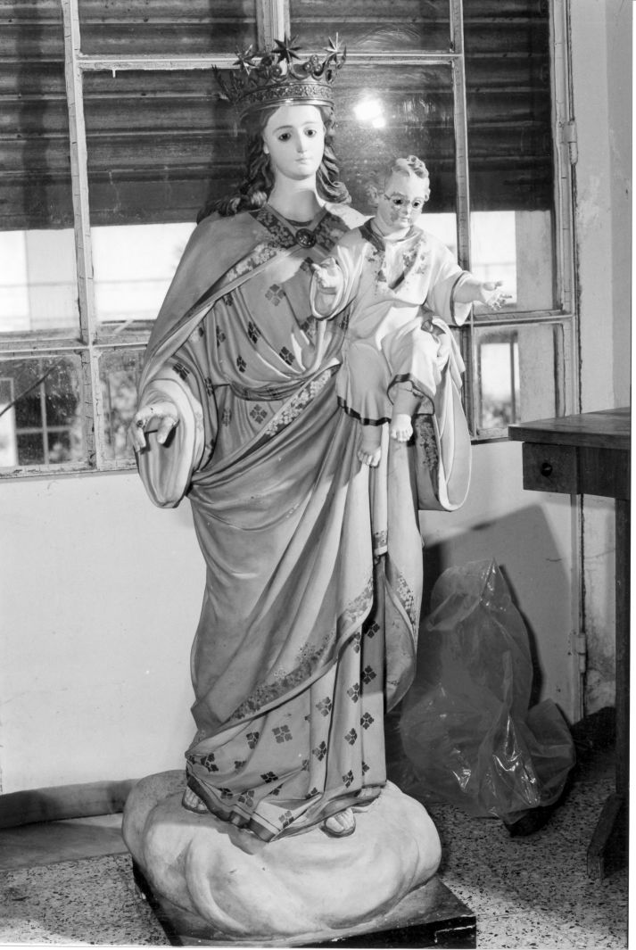 Madonna con Bambino (statua) di Bruno Carmelo (attribuito) (primo quarto sec. XX)