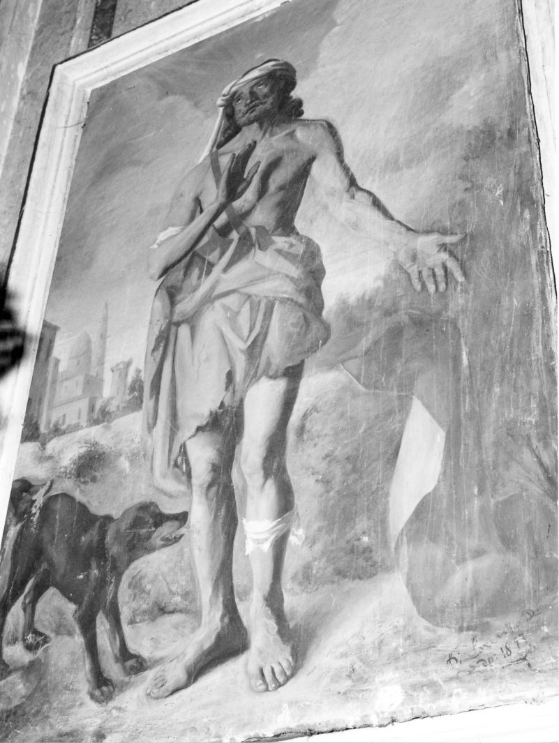 San Lazzaro (dipinto) di Di Lascio Donato (sec. XIX)