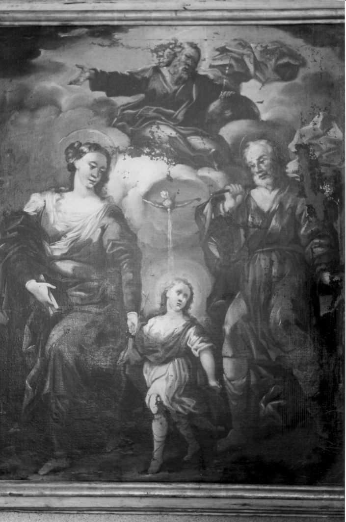 Sacra Famiglia e Trinità (dipinto) - ambito campano (seconda metà sec. XVIII)