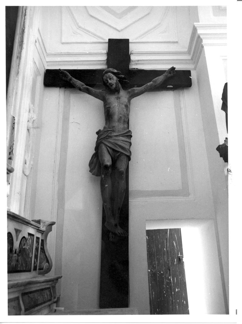 Cristo crocifisso (statua) - bottega napoletana (fine/inizio secc. XVIII/ XIX)