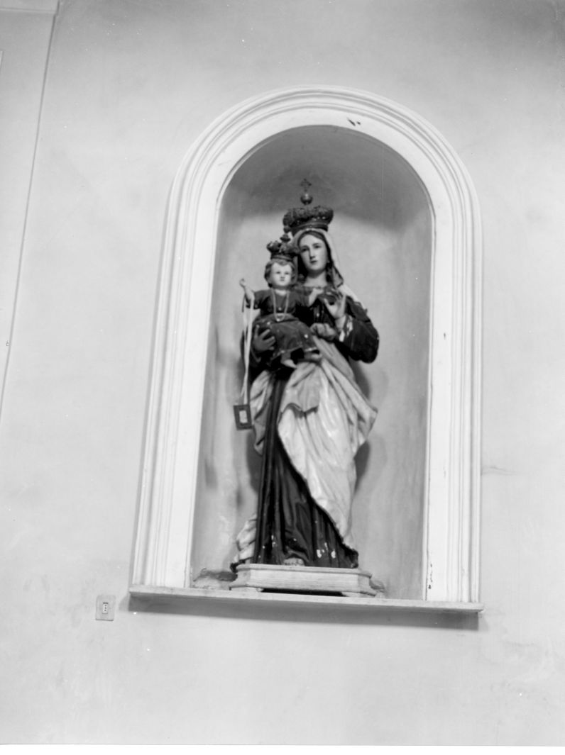 Madonna del Carmelo (statua) - bottega Italia meridionale (sec. XIX)