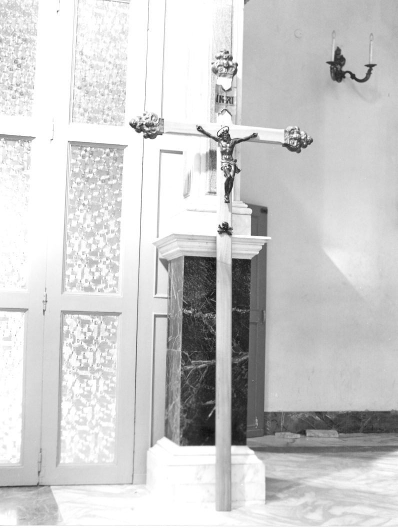 Cristo crocifisso (crocifisso) - bottega Italia meridionale (sec. XIX)