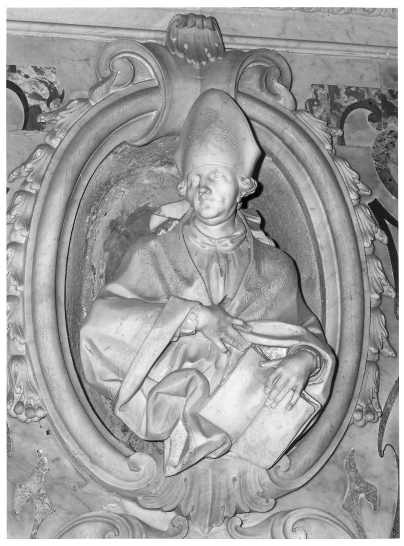 vescovo (scultura) di Ragozzino Francesco (sec. XVIII)
