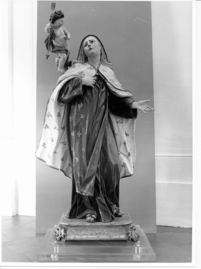 Santa Teresa d'Avila (statua) di Colombo Giacomo (bottega) (sec. XVIII)