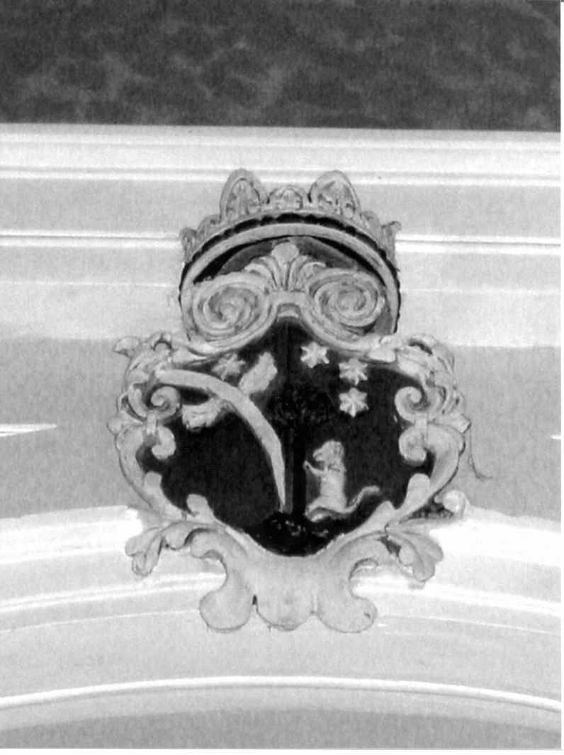 stemma gentilizio (rilievo, opera isolata) - bottega Italia meridionale (terzo quarto sec. XIX)