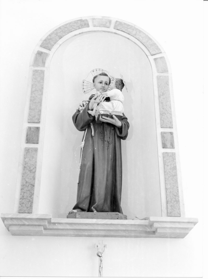 Sant'Antonio da Padova (statua, opera isolata) - bottega campana (prima metà sec. XX)