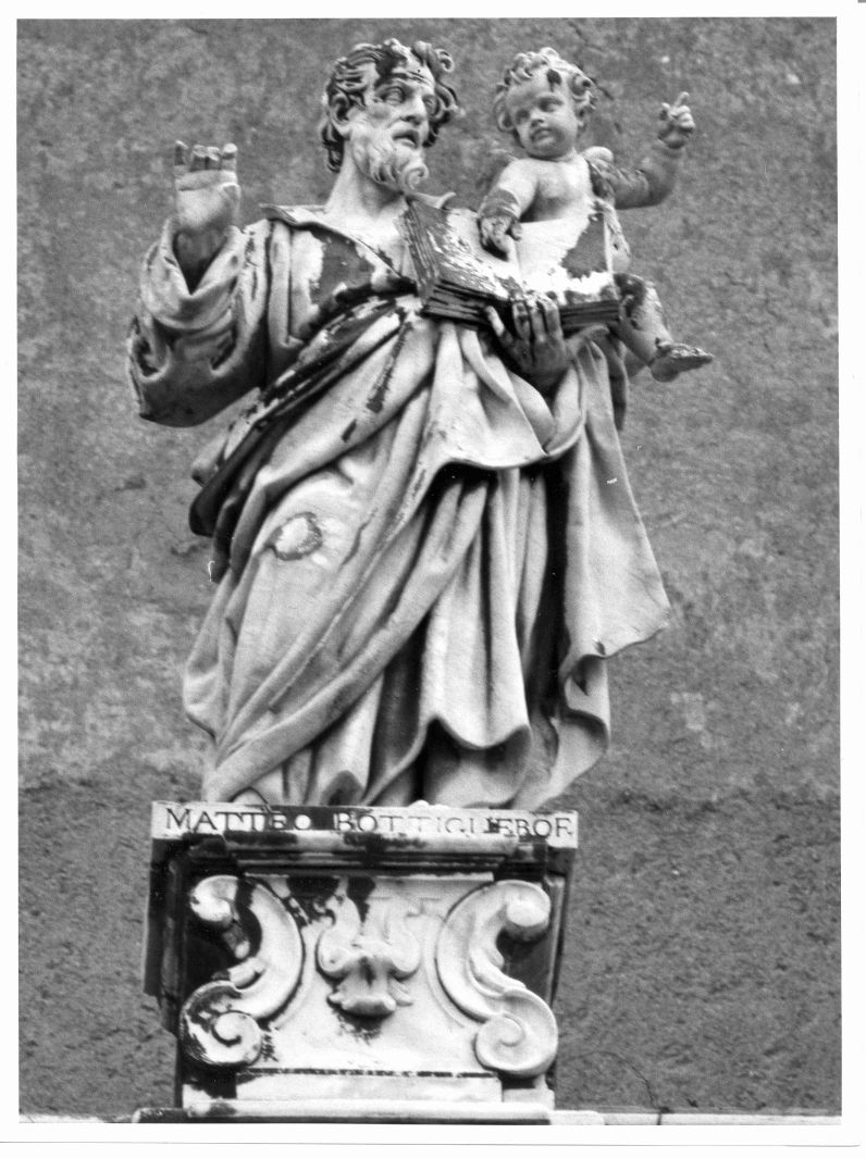 San Matteo Evangelista (statua) di Bottigliero Matteo (sec. XVIII)