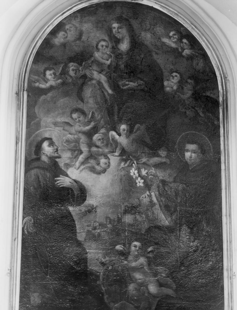 Madonna con Bambino e Santi (dipinto) - ambito napoletano (seconda metà sec. XVII)
