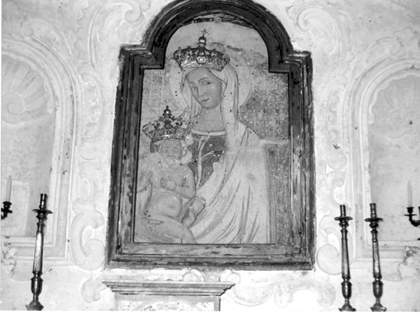 Madonna con Bambino (dipinto) - ambito Italia meridionale (sec. XV)