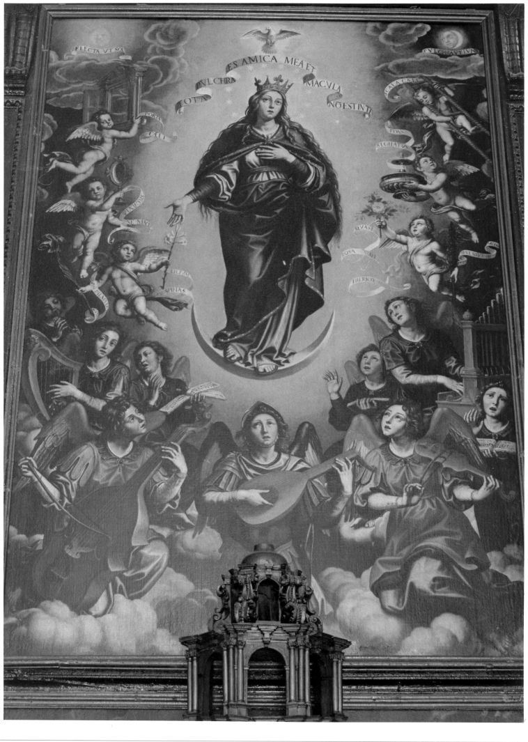 Madonna Immacolata (scomparto di polittico) di De Gregorio Giovanni detto Pietrafesa (sec. XVII)