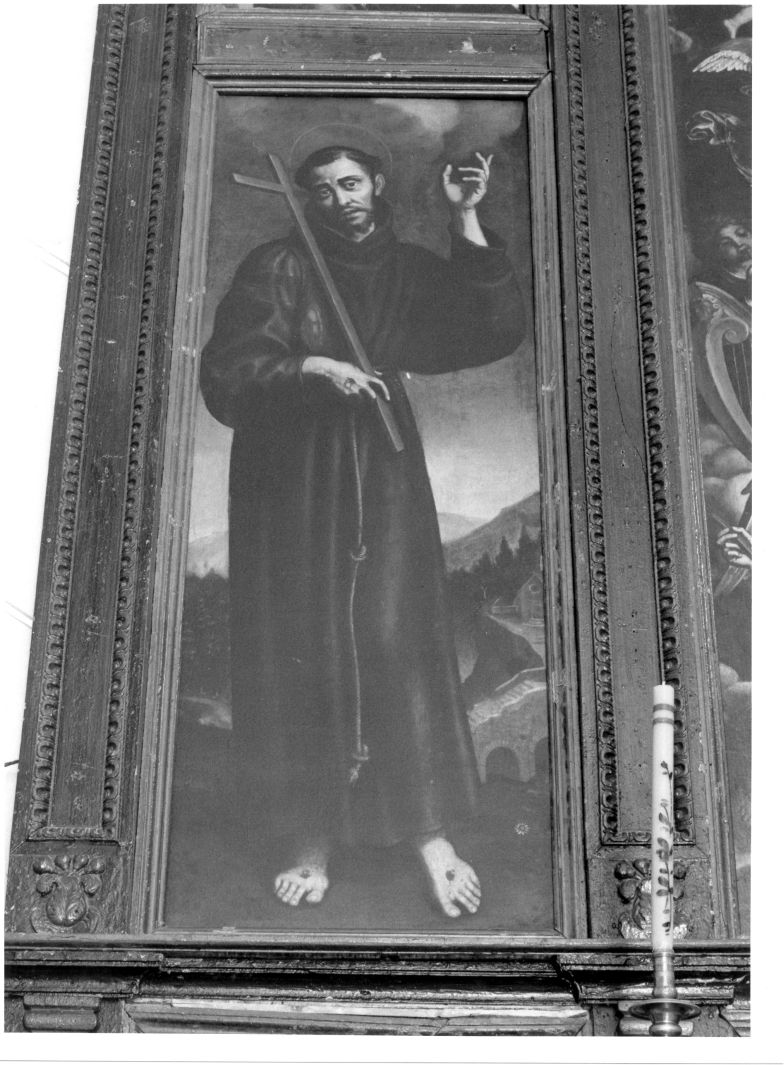 San Francesco d'Assisi (scomparto di polittico) di De Gregorio Giovanni detto Pietrafesa (sec. XVII)