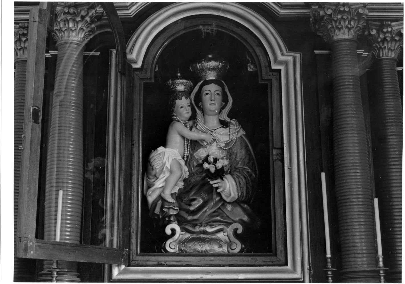 Madonna con Bambino (scultura) - bottega campana (sec. XVIII)