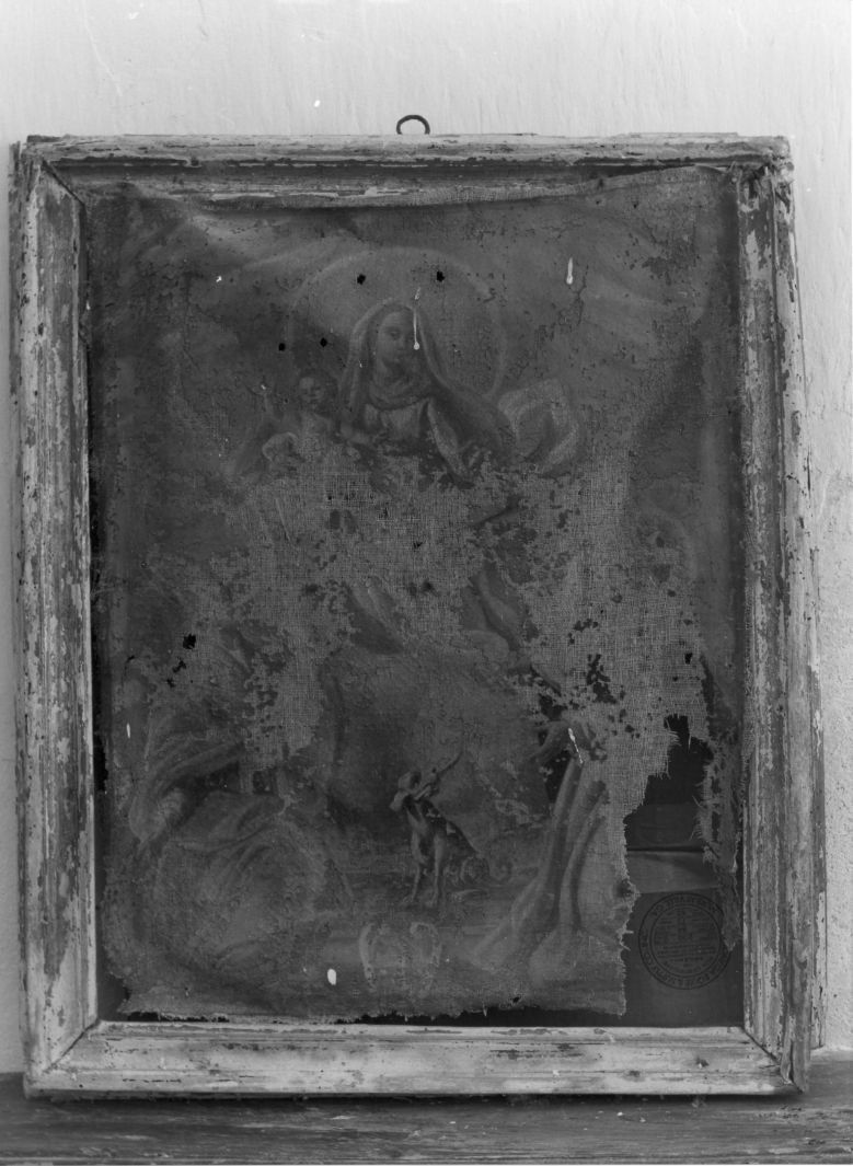 Madonna con Bambino e Santi (dipinto) - ambito campano (sec. XVIII)