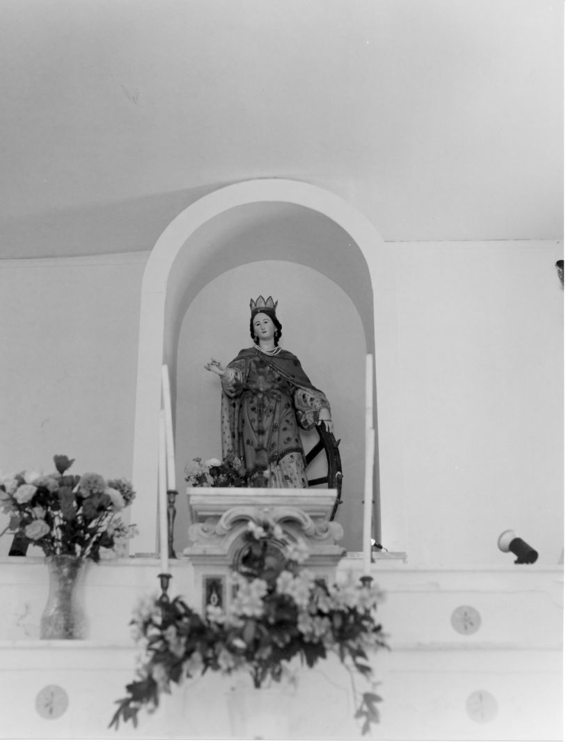Santa Caterina d'Alessandria (statua) - bottega campana (sec. XIX)