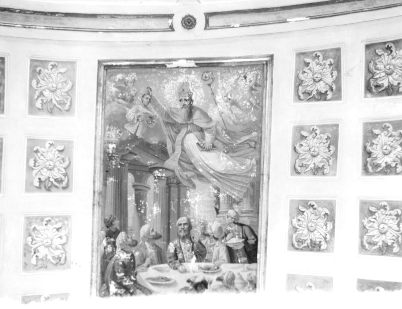 San Nicola di Bari e il figlio del nobile fatto prigioniero (dipinto) - ambito Italia meridionale (sec. XIX)