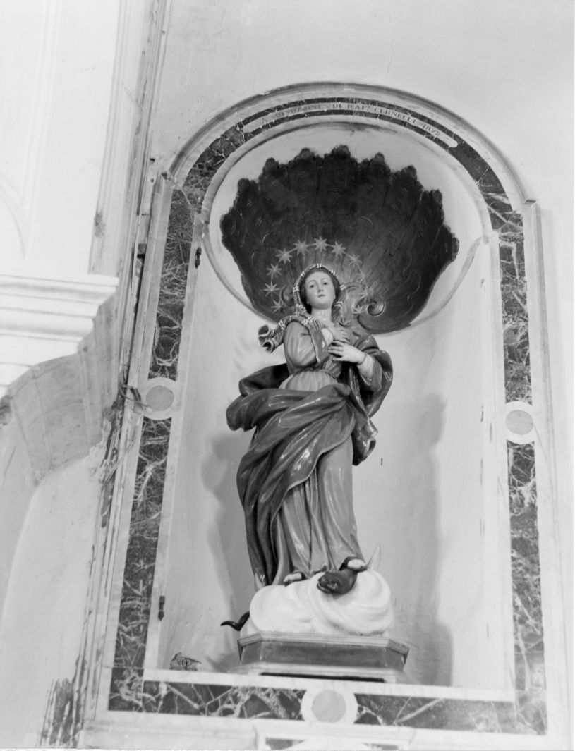 Madonna Immacolata (statua) di Sarno Giuseppe (sec. XVIII)
