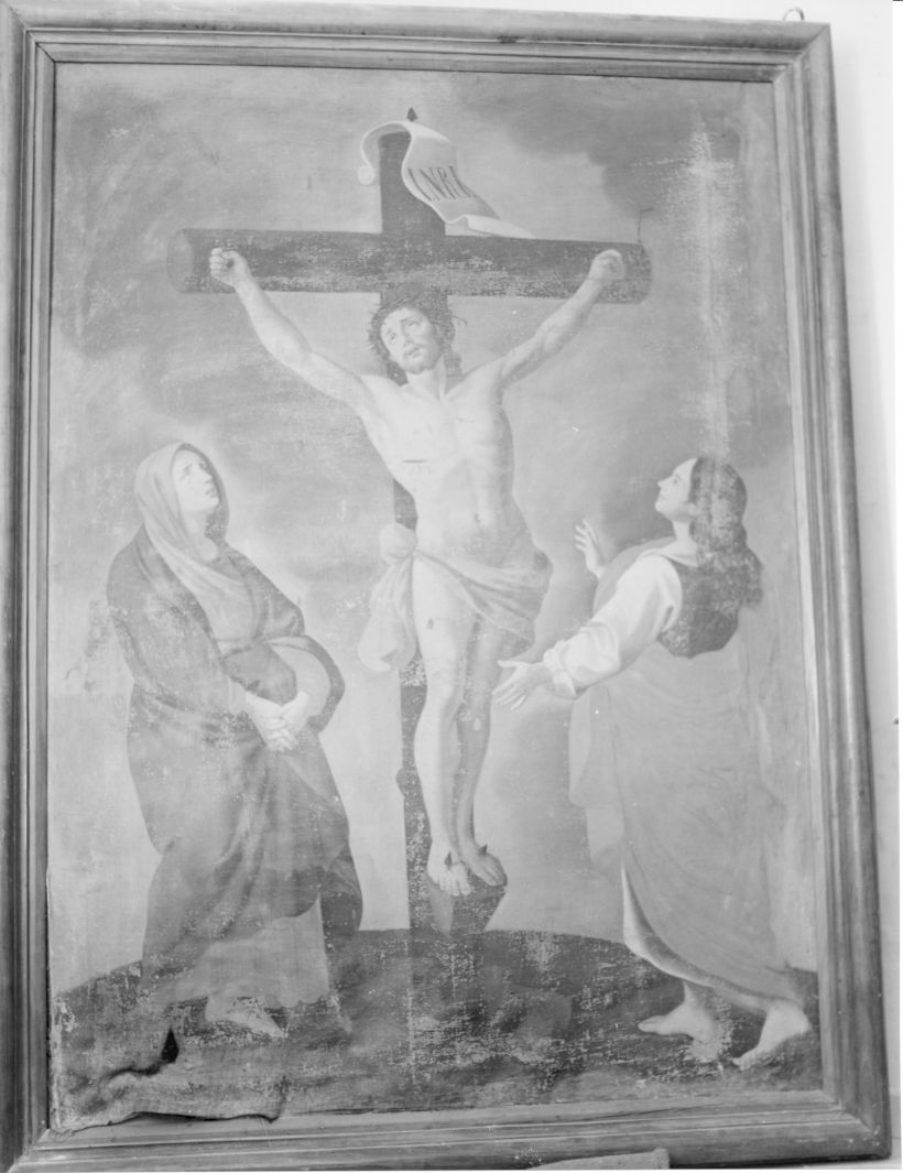 crocifissione di Cristo (dipinto) - ambito Italia meridionale (sec. XIX)