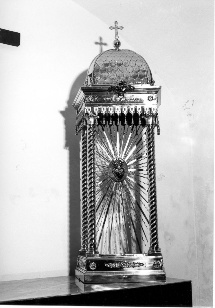espositorio eucaristico - bottega campana (fine/inizio secc. XIX/ XX)