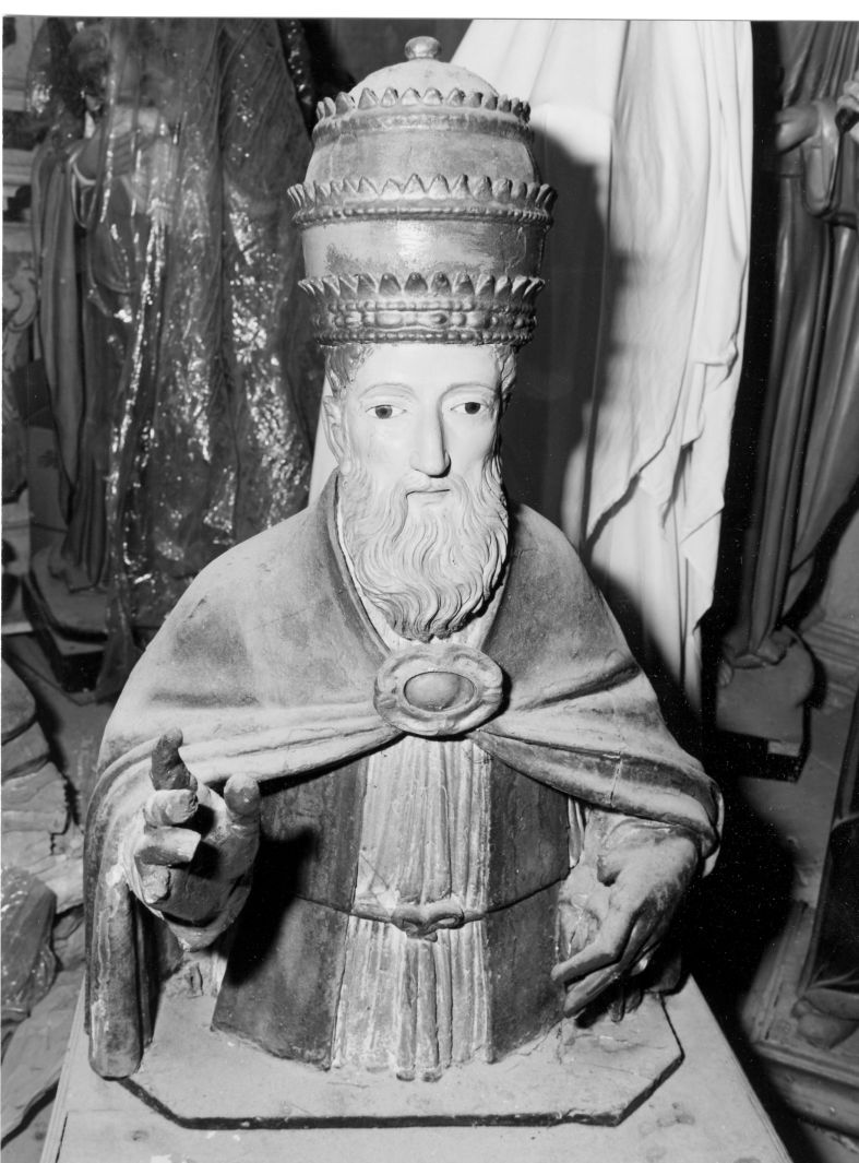 Santo vescovo (busto) - bottega napoletana (metà sec. XVIII)