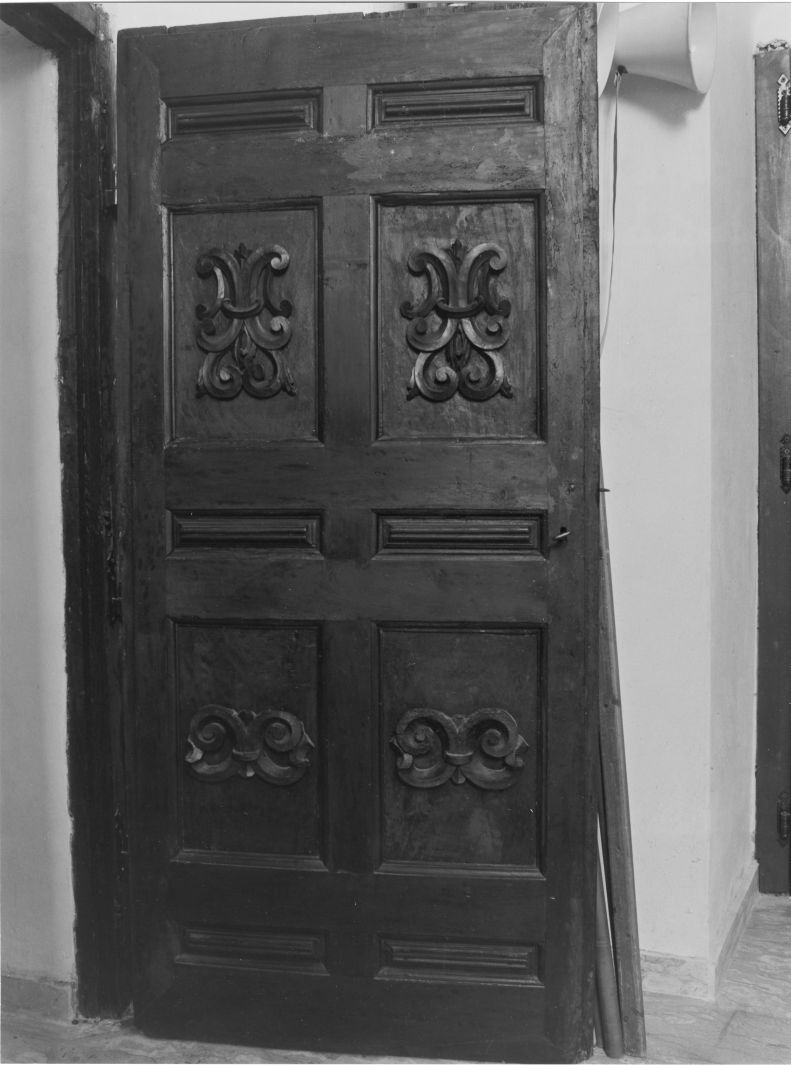 mostra di porta, coppia di Gori Gennaro (secondo quarto sec. XVIII)