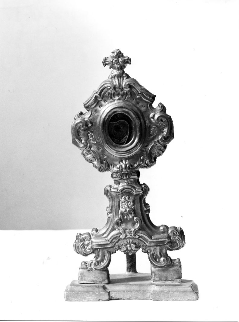 reliquiario-ostensorio - bottega campana (seconda metà sec. XIX)