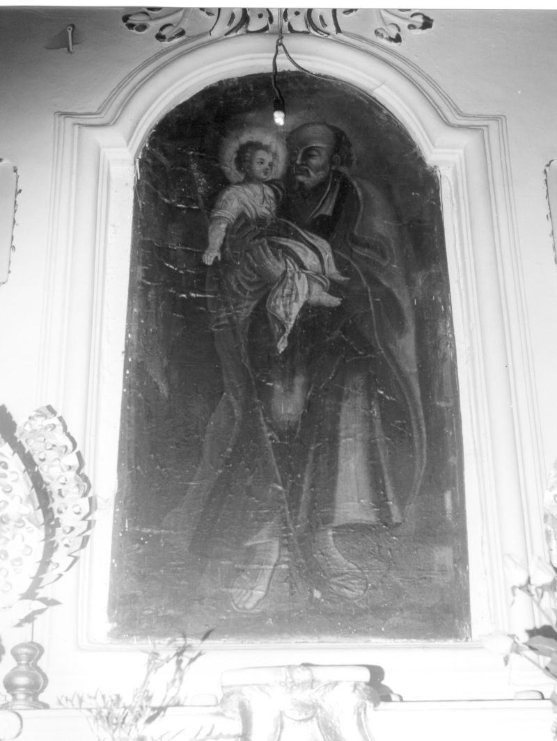San Giuseppe e Gesù Bambino (dipinto) - ambito campano (sec. XVII)