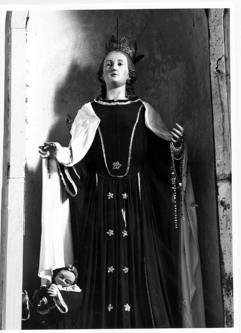 Madonna del Carmelo (manichino) - bottega campana (sec. XIX)