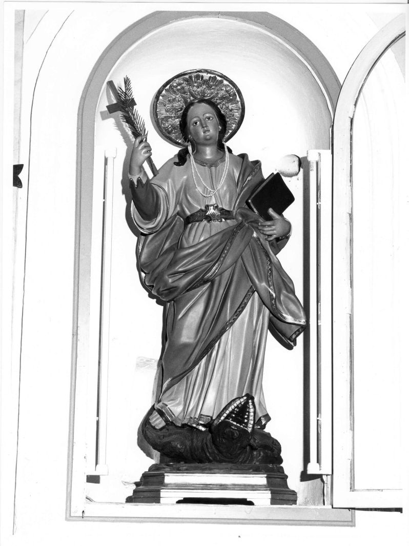 Santa Margherita d'Antiochia (statua) - bottega campana (sec. XIX)