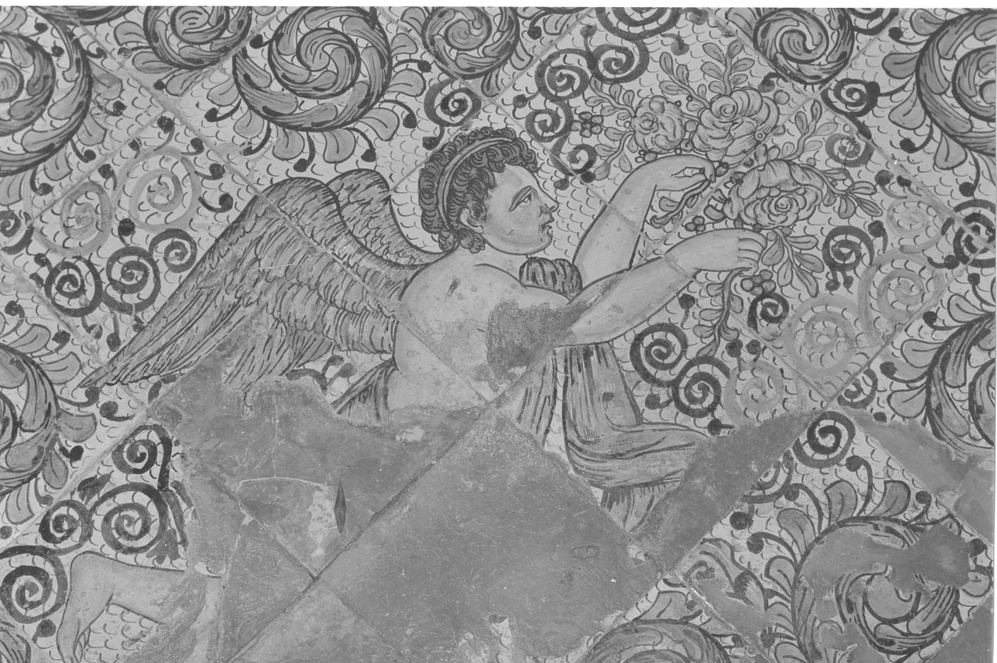angelo (pavimento) - ambito napoletano (sec. XVIII)