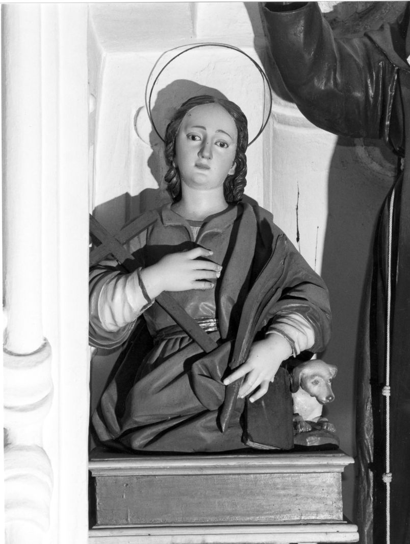 San Rocco (statua) - bottega cilentana (sec. XIX)
