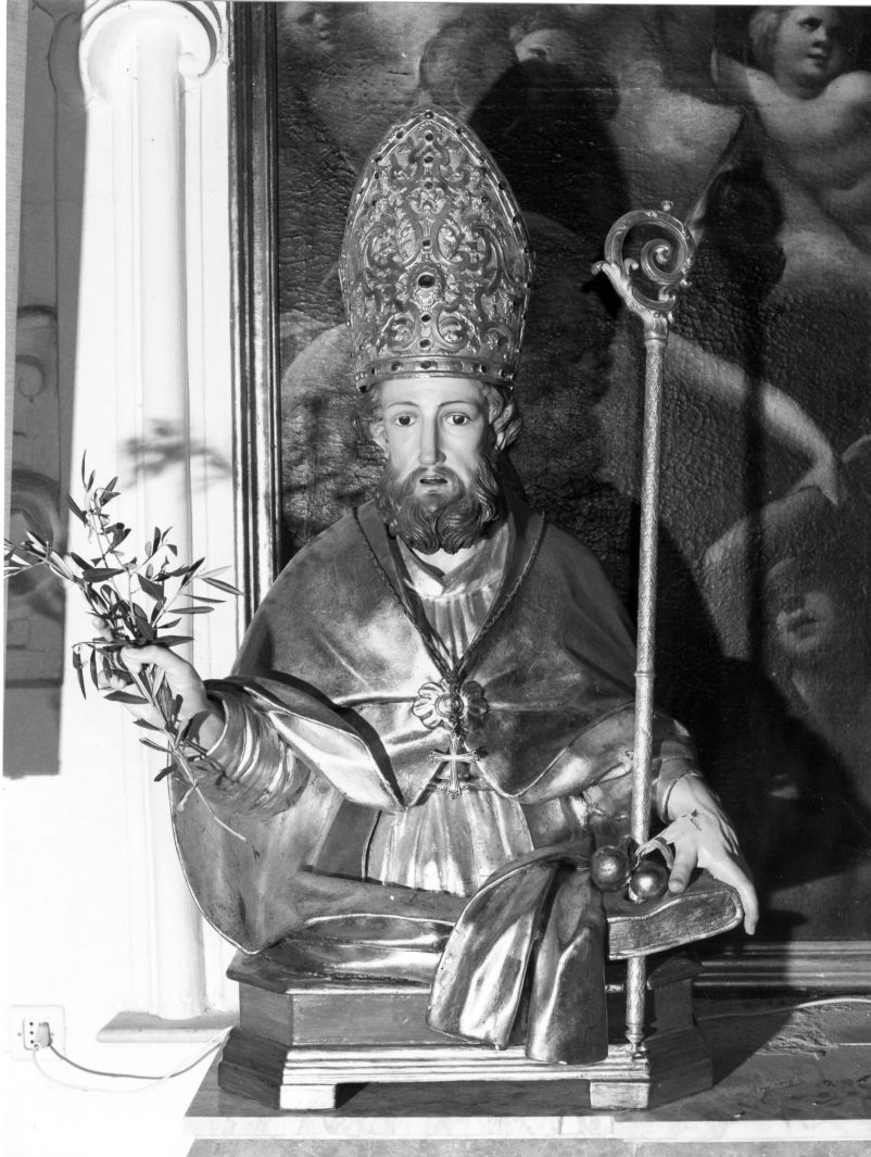 San Nicola di Bari (statua) - bottega cilentana (sec. XVIII)